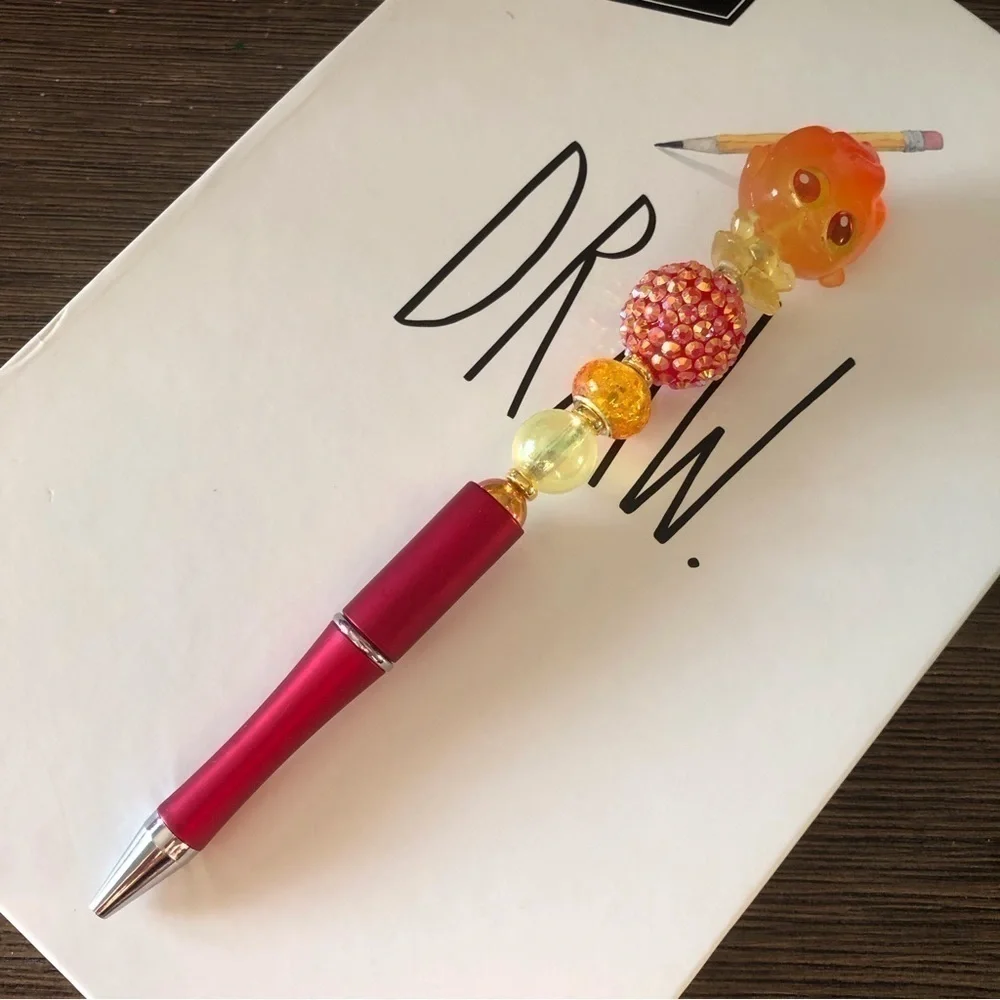 Disney Doorables: The Incredibles: Jack-Jack with Fire power handmade beaded pen